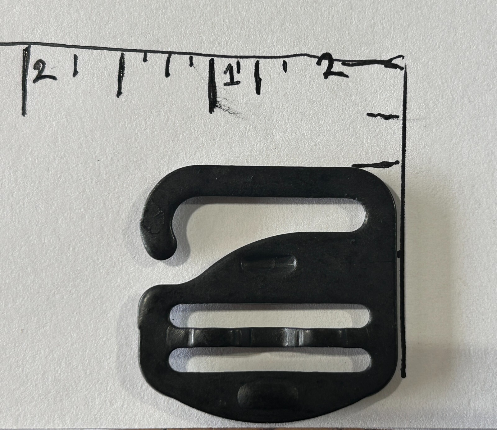 Metal G hooks – 4 pc set – Black/Coyote Brown