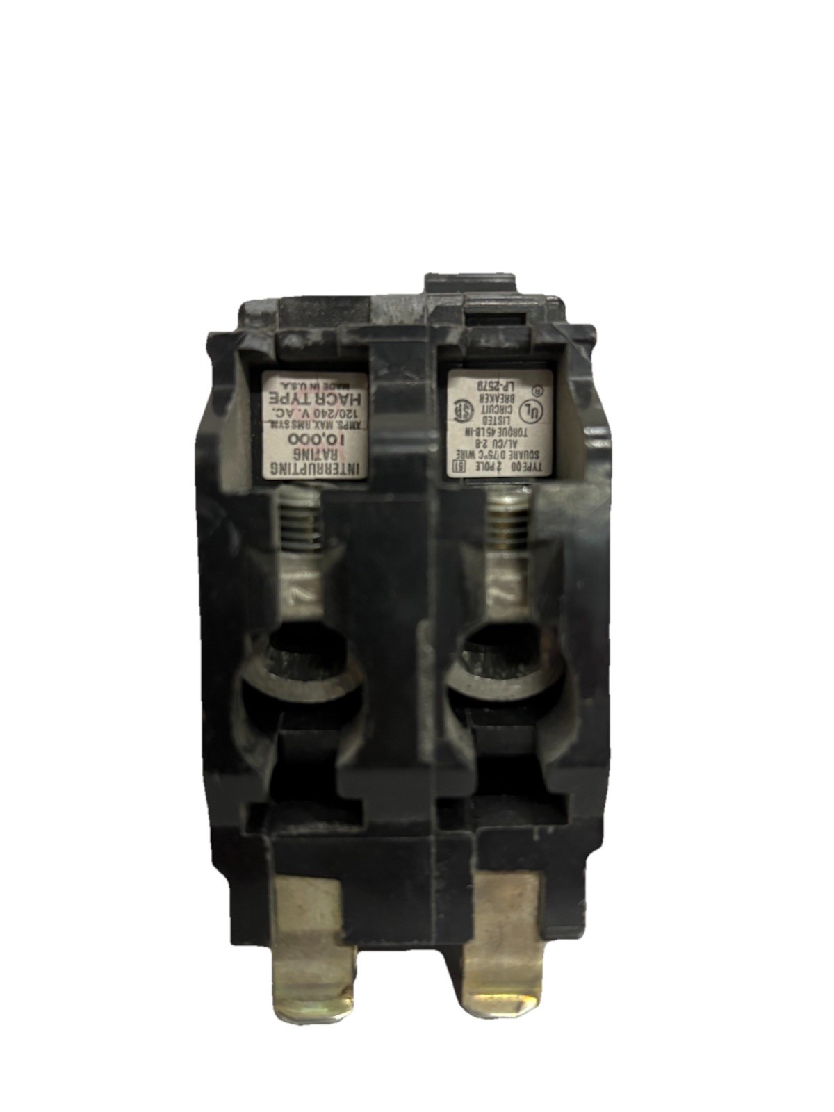 Square D QO260 60 Amp 2 Pole 120/240VAC Old Style Circuit Breaker Plug In QO