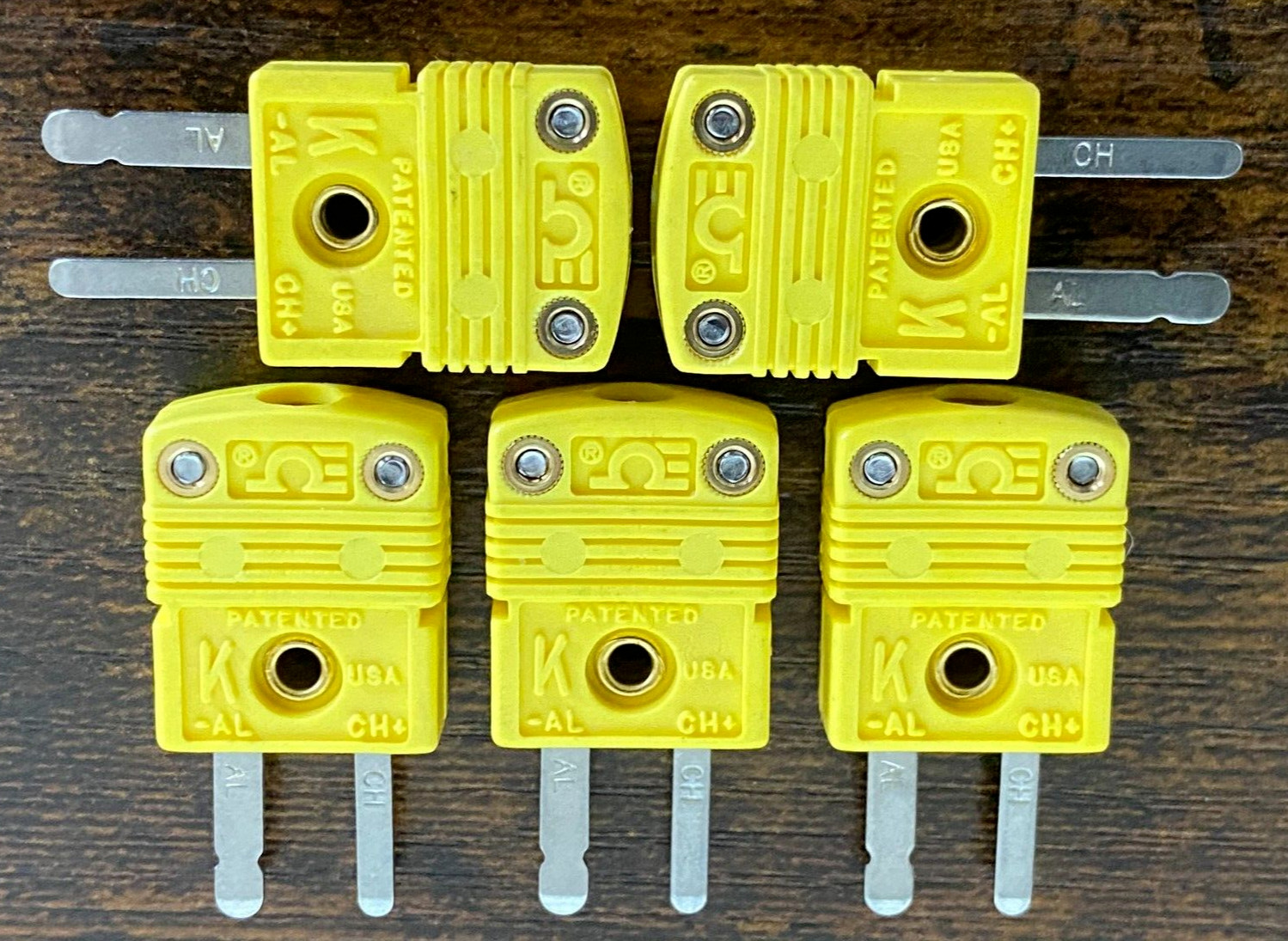 SMPW-K-M Thermocouple Connector SMPW Series Miniature Type K Plug (5-Pack)