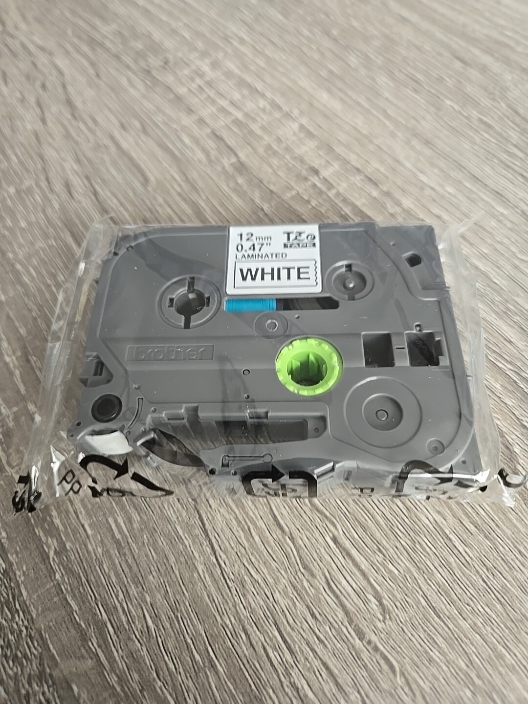 Brother label maker tape P touch 12mm 0.47 black TZe-231