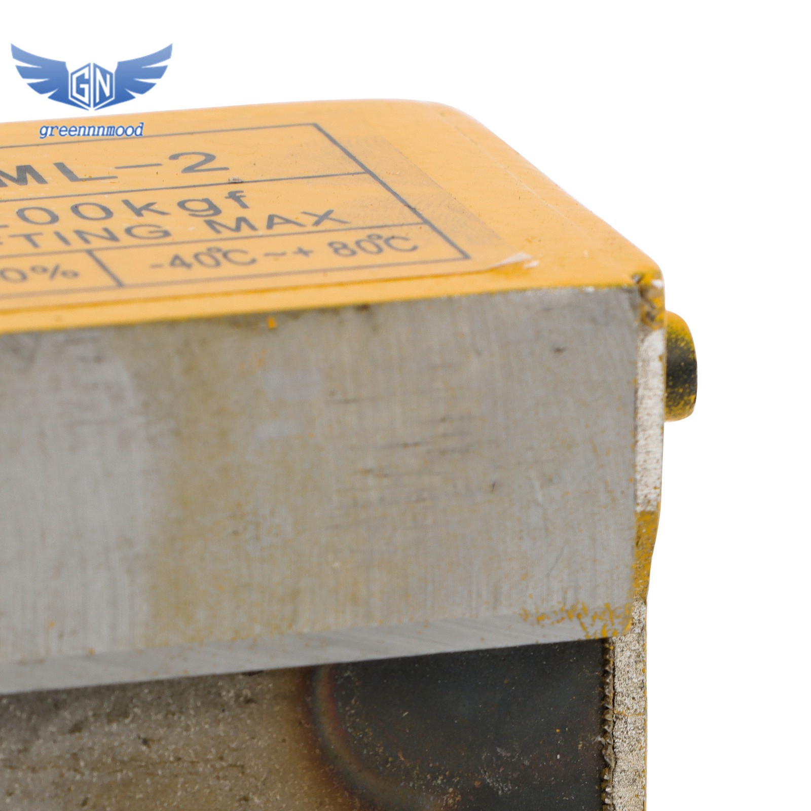 Magnetic Lifter Lifting Magnet Hoist 440lbs / 200 kg 2.5 Safety Factor Yellow