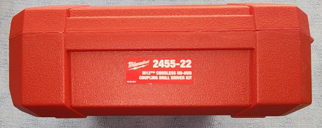 Milwaukee 42‑55‑2455 Carrying Case for 2455‑22 M12 Stapler Kit – Hard Shell OEM