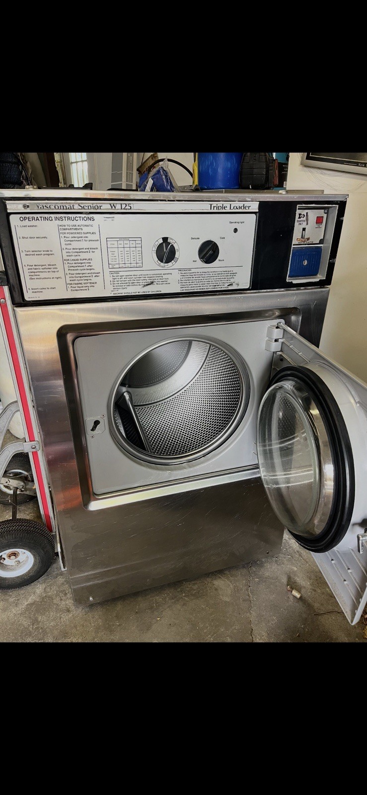 Wascomat Senior W 125 Commercial Washing Machine 35lb