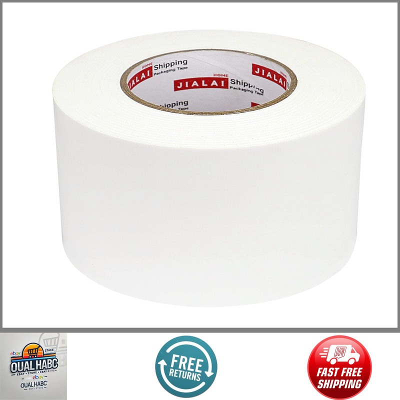 White 4″ Industrial Duct Tape 55 Yds 9 Mil Heavy Duty Waterproof No Residue Craf