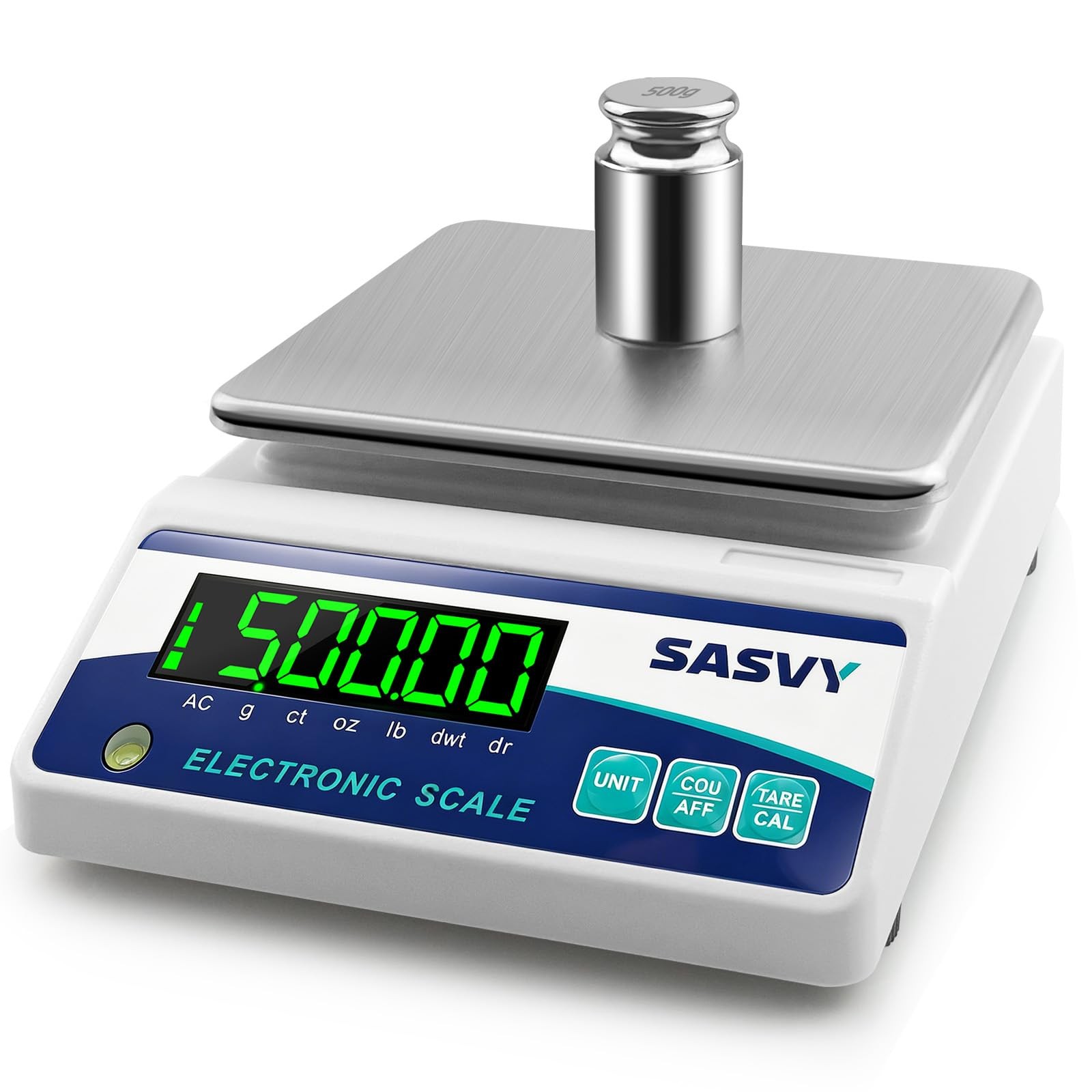 Lab Scale 6000g x 0.01g Scientific Scale g/oz/ct/lb/dr/DWT High Precision Dig…