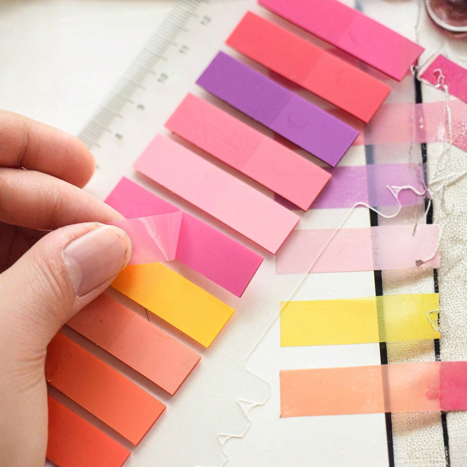 800Pcs Sticky Tabs Page Markers Morandi Index Tabs Book Flags Repositionable USA