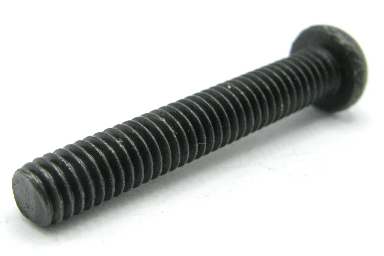 M4 x 25mm Small Pan Head Phillips Machine Screws, Black Zinc Plated Steel, 90pc