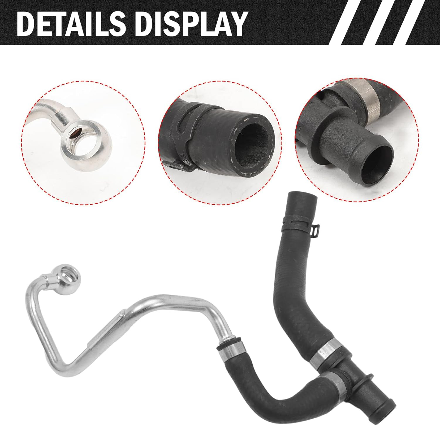 11537600674 Turbo Coolant and Expansion Tank Hose Compatible with MINI R55 R56 R