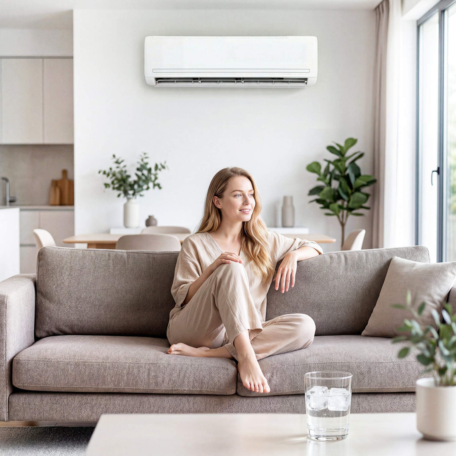 HOMCOM 23000 BTU Mini Split Air Conditioner, 19 SEER2 230V Ductless AC Unit
