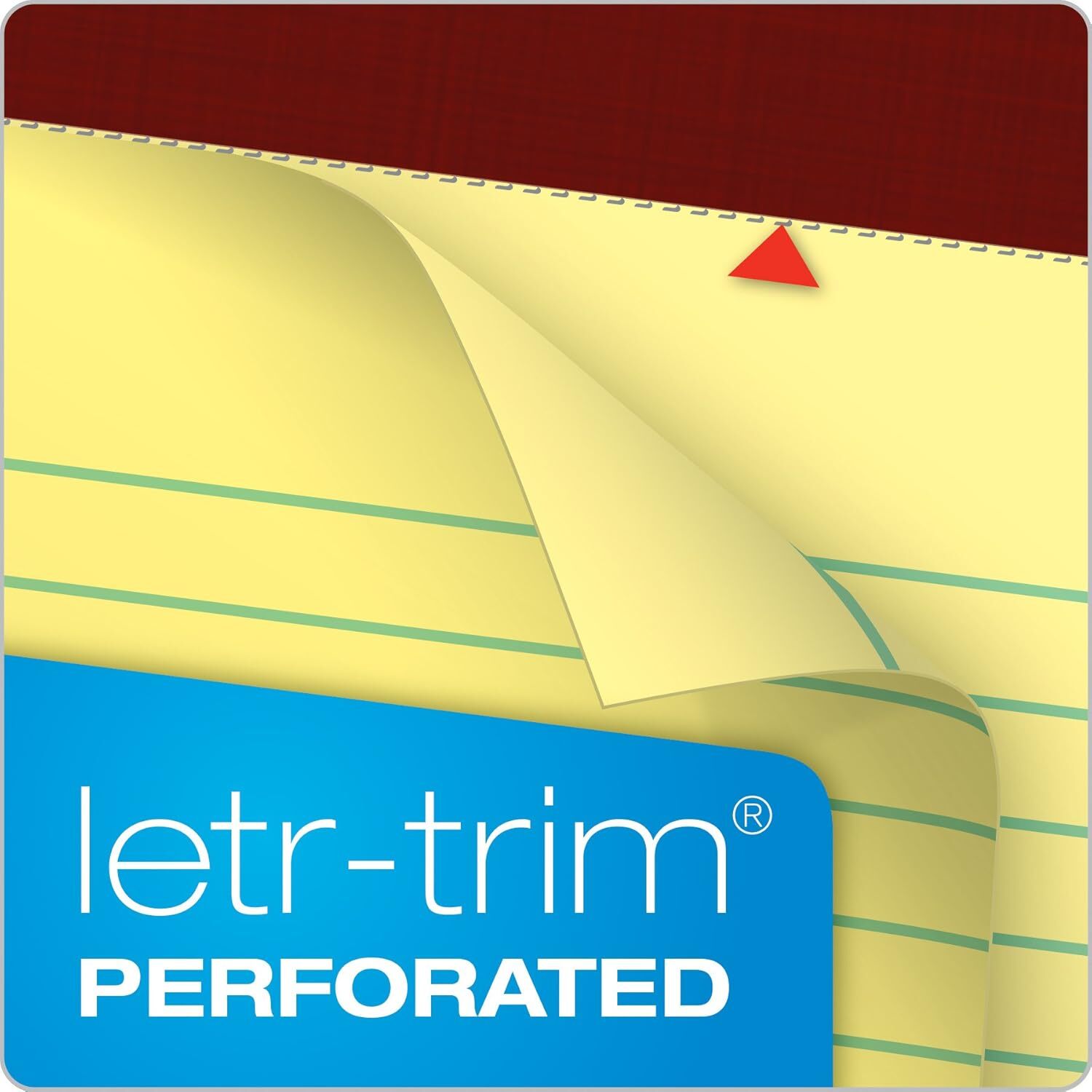 8.5 x 11 Legal Pads, 6 Pack, Premium Docket Gold Brand, Narrow Ruled, Thick Y…