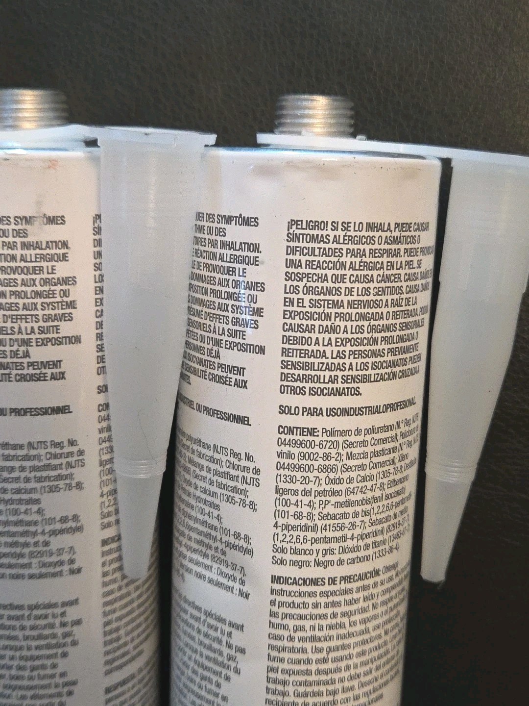 4ct – 3M Polyurethane Sealant 540 Black 10.5oz Each Paintable Contain Minor Dnts