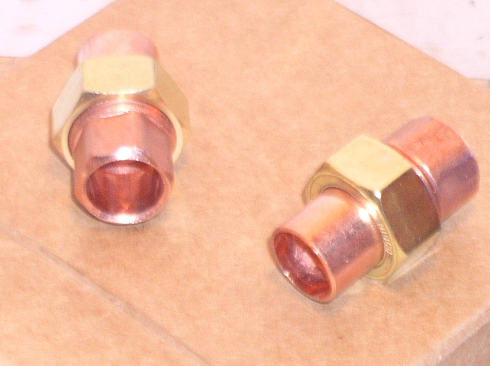 2 NEW NIBCO 1WLJ7 1/2” INCH WROT COPPER UNION SWEAT SOLDER FITTING FREE SHIP