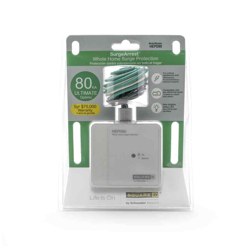 80 kA Home Electronics Protective Device (HEPD) Max Protection Against Surges