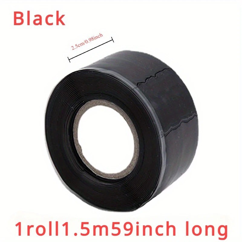 Self Fusing Silicone Tape Waterproof HighTemp Leak Repair Plumbing Insulation