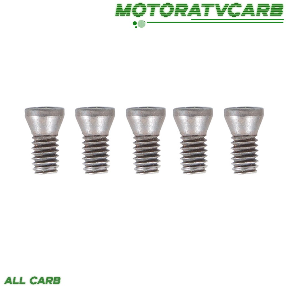 ALL-CARB 5 Pack 3/8″ Carbide Indexable Turning Tool Bit With Carbide Inserts