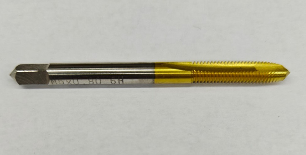 ProCut M5 x .8 Spiral Point Plug Tap TiN 6H 2 Flutes – 5mm x 0.8mm