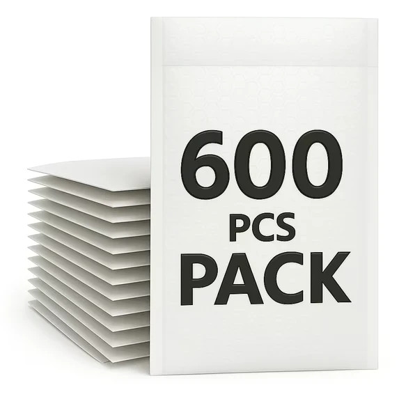 Poly Bubble Mailers, 6 x 9 inches, Self-Seal Padded Envelopes, 600 Pack
