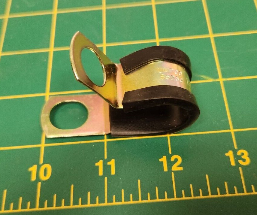50 New 3/4″ Cable Clamp UMPCO S526G12 GZ Plated Steel S526G-12 Cushioned Loop