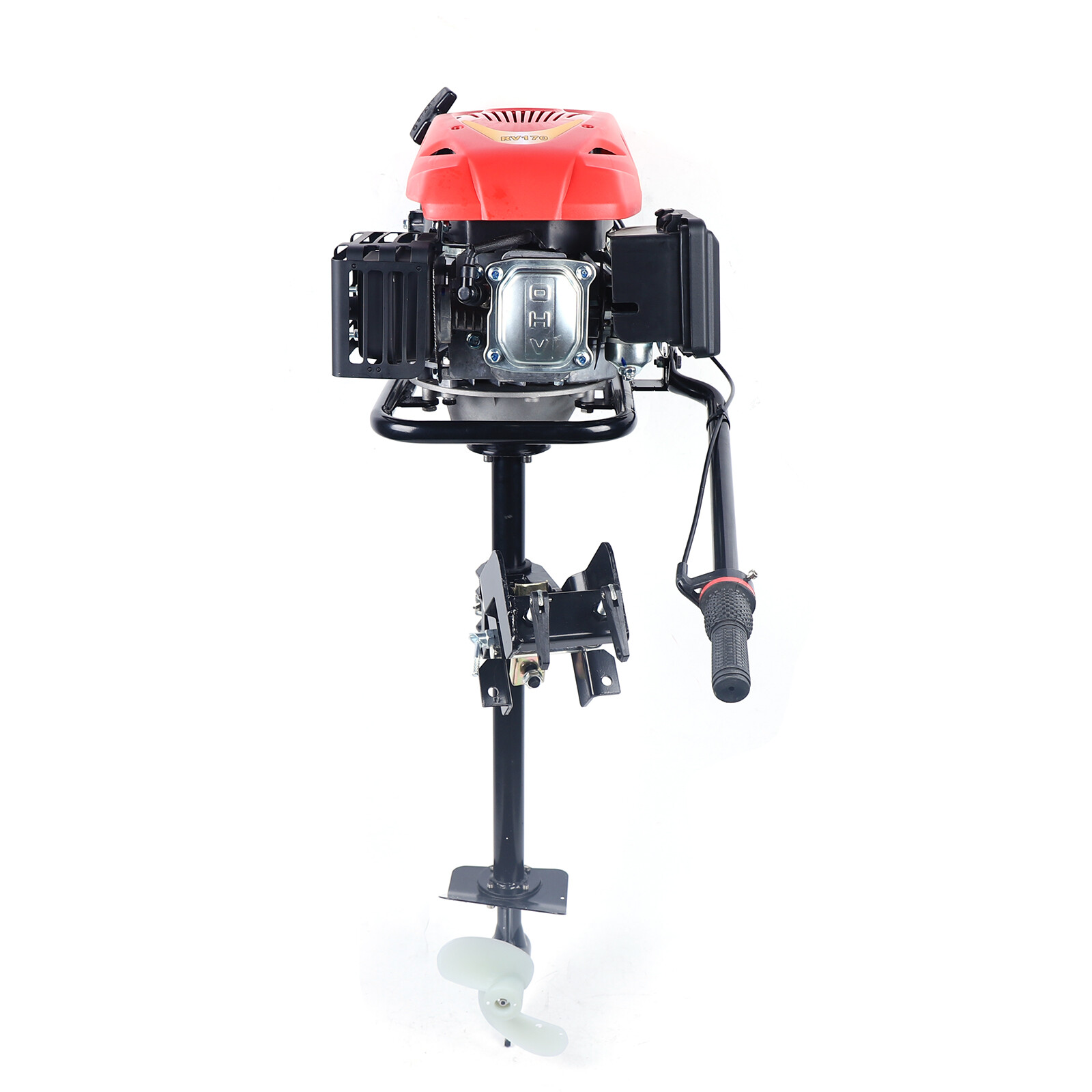 4 Stroke 6 HP 200CC Outboard Motor Fishing Boat Engine Air Cooling Heavy Duty