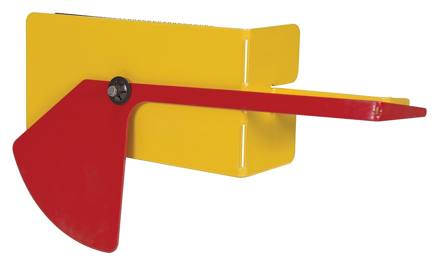 FRK-LVL Steel Fork Truck Level 9-1/4 in. x 2-5/8 in. x 5-1/16 in. Yellow/Red