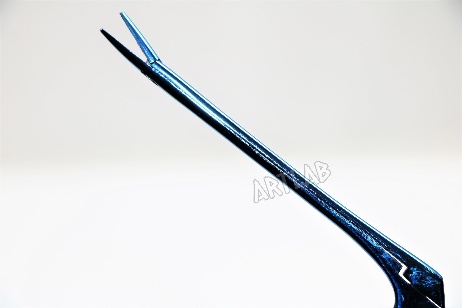TITANIUM HARTMAN ALLIGATOR FORCEPS 3.5″ SERRATED GOLD RINGS ENT GERMAN STAINLESS