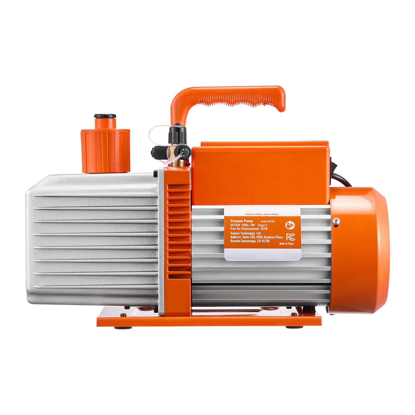 Uimoso 9 CFM 2-Stage Rotary Vane Vacuum Pump with Oil for HVAC Systems