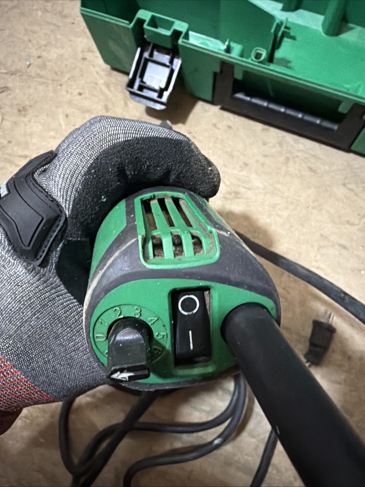 Leister Triac ST 141.228 Plastic Welder with Nozzle & Carrying Case