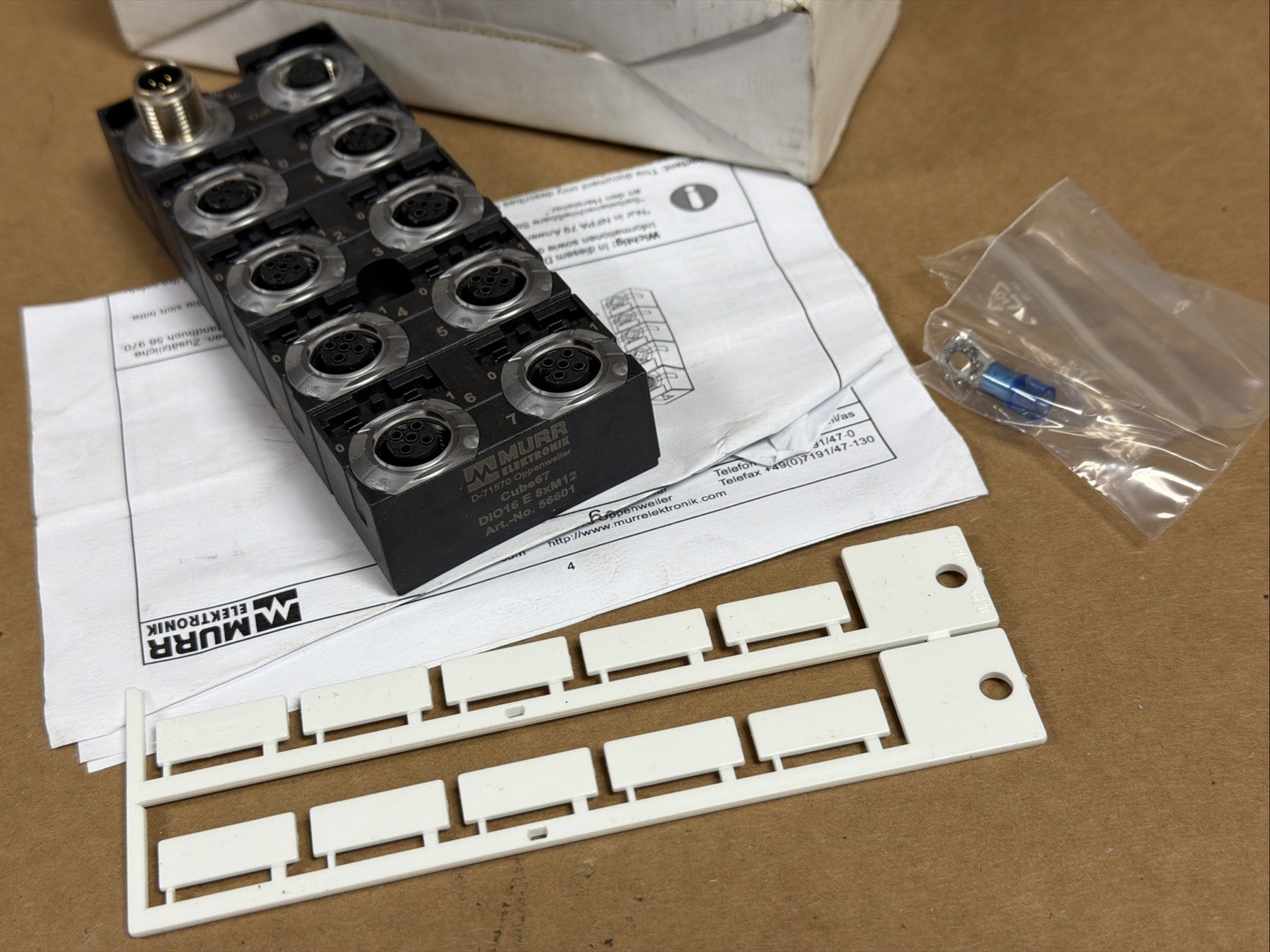 Murr Elektronik 56601 Cube67 DIO16 E 8XM12 I/O Expansion Module FAST SHIPPING
