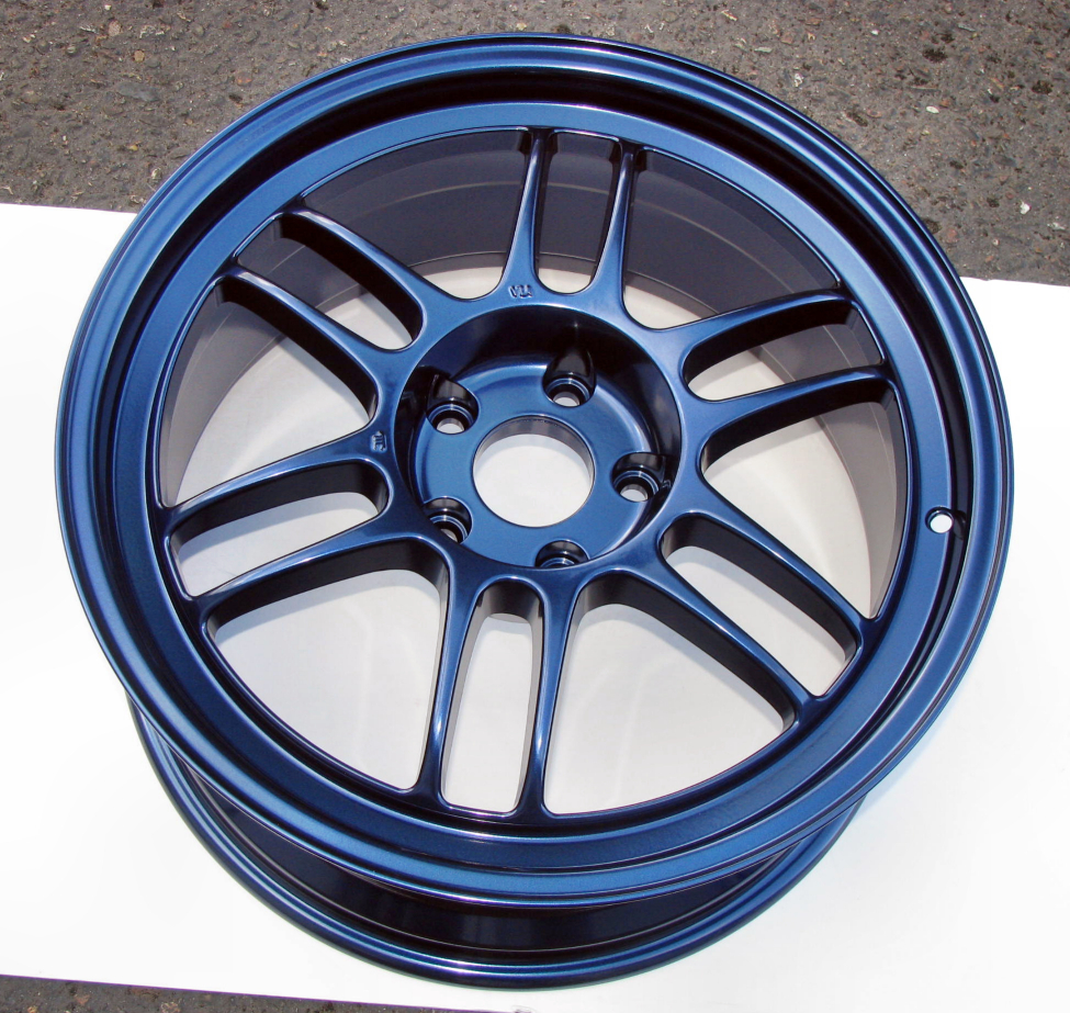 Midnight Navy Blue Metallic Powder Coating Paint – New 1LB