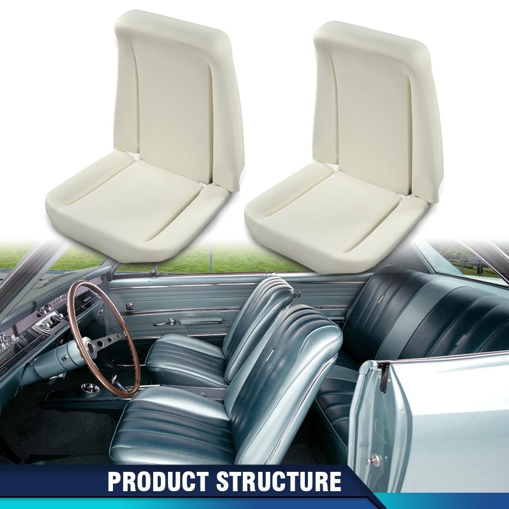 Bucket Seat Foam Bun Cushion Chevelle El Camino GTO Cutlass Nova 1966-1971 MF102