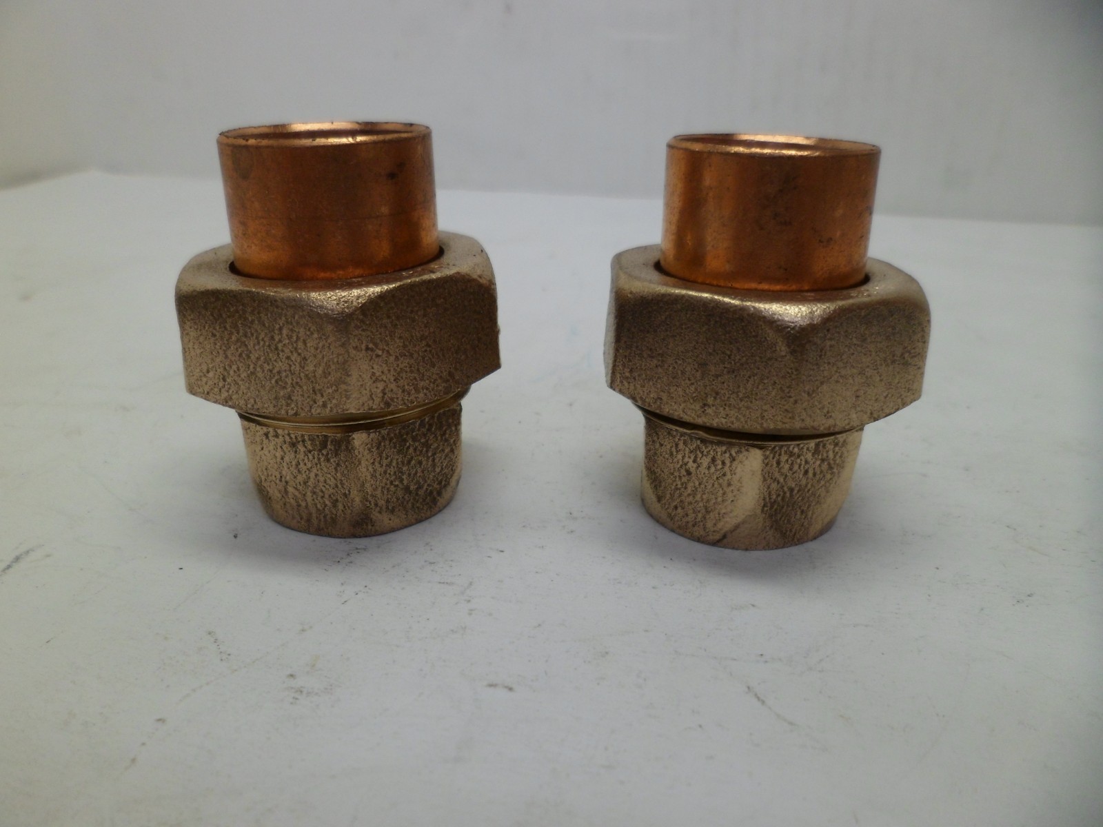 NIBCO COPPER UNION C X C (Brass / Copper) 3/4″ SWEAT CONNECTION LOT OF 2 NOS