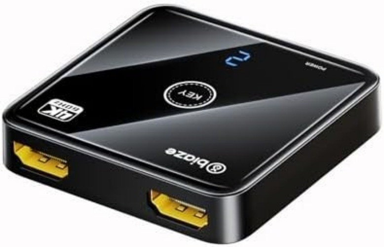 HDMI Switch 4K 60Hz Bi Directional 2 Input 1 Output No External Power PS5 PS4