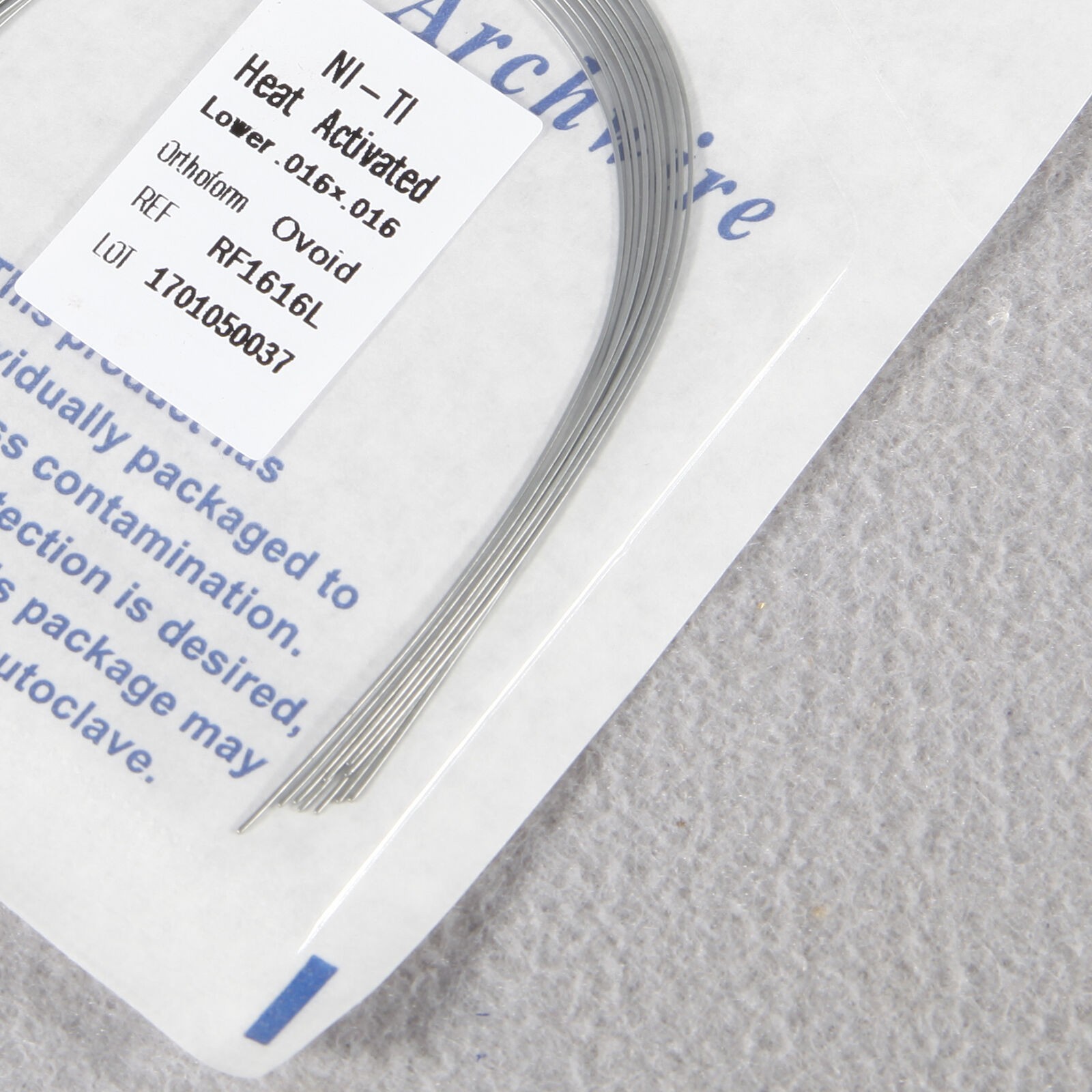 Dental Orthodontic Arch Wire Thermal Activated NiTi Archwire Round Rectangular