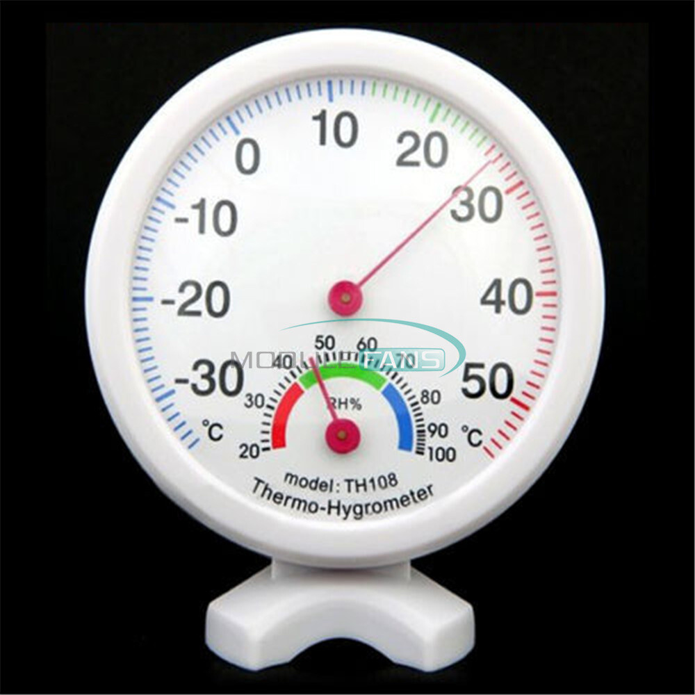 Large Dial Indoor TH108 Hygrometer Humidity Thermometer Temp Temperature Meter