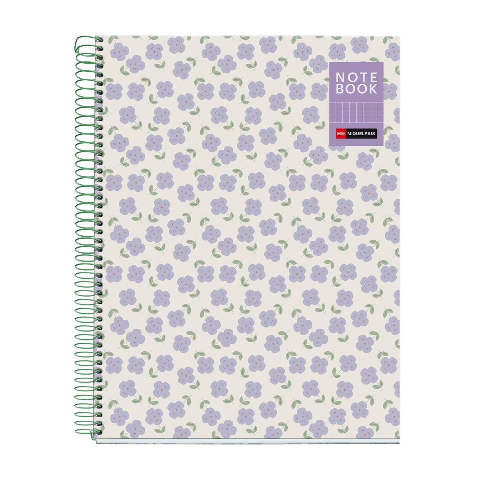 Miquelrius – A4 notebook, 5 mm square, hardcover made of A4, multicoloured
