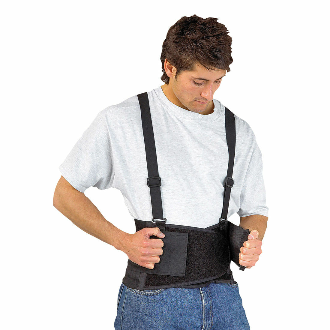 Portwest PW80 8″ Adjustable Secure Safety Work Heavy Lifting Back Support Belt