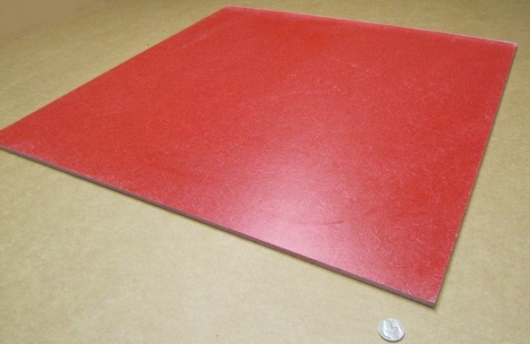 GPO3 Electrical Red Fiberglass Sheet 1/4″ Thick x 24.0″ Wide x 24.0″ Long