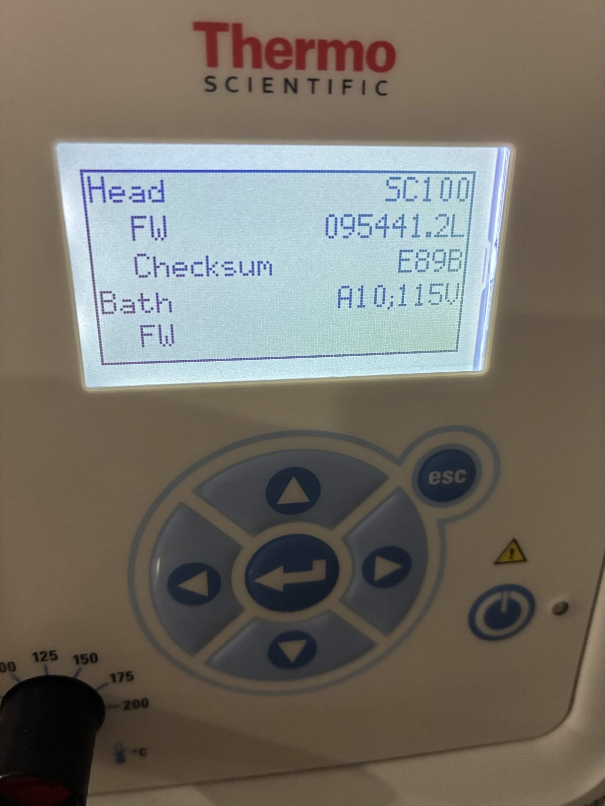 Thermo Scientific Haake SC100 A10 Recirculating Chiller Low Pump Hours