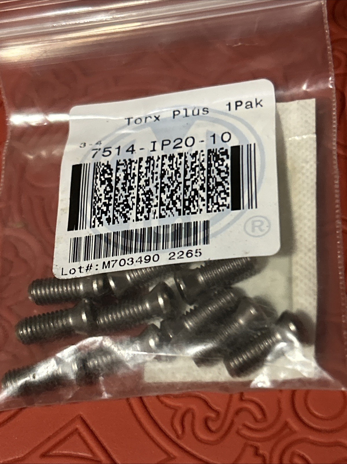 Qty.10 Allied Machine Screws 7514-IP20-10 (Q7)
