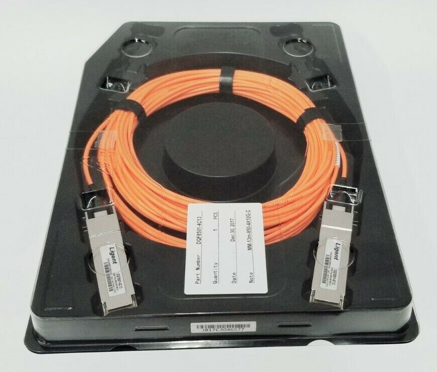 Hisense DQF8501-4C12 MM-13M-850-4X-10G-C Fiber Optic Cable Module New