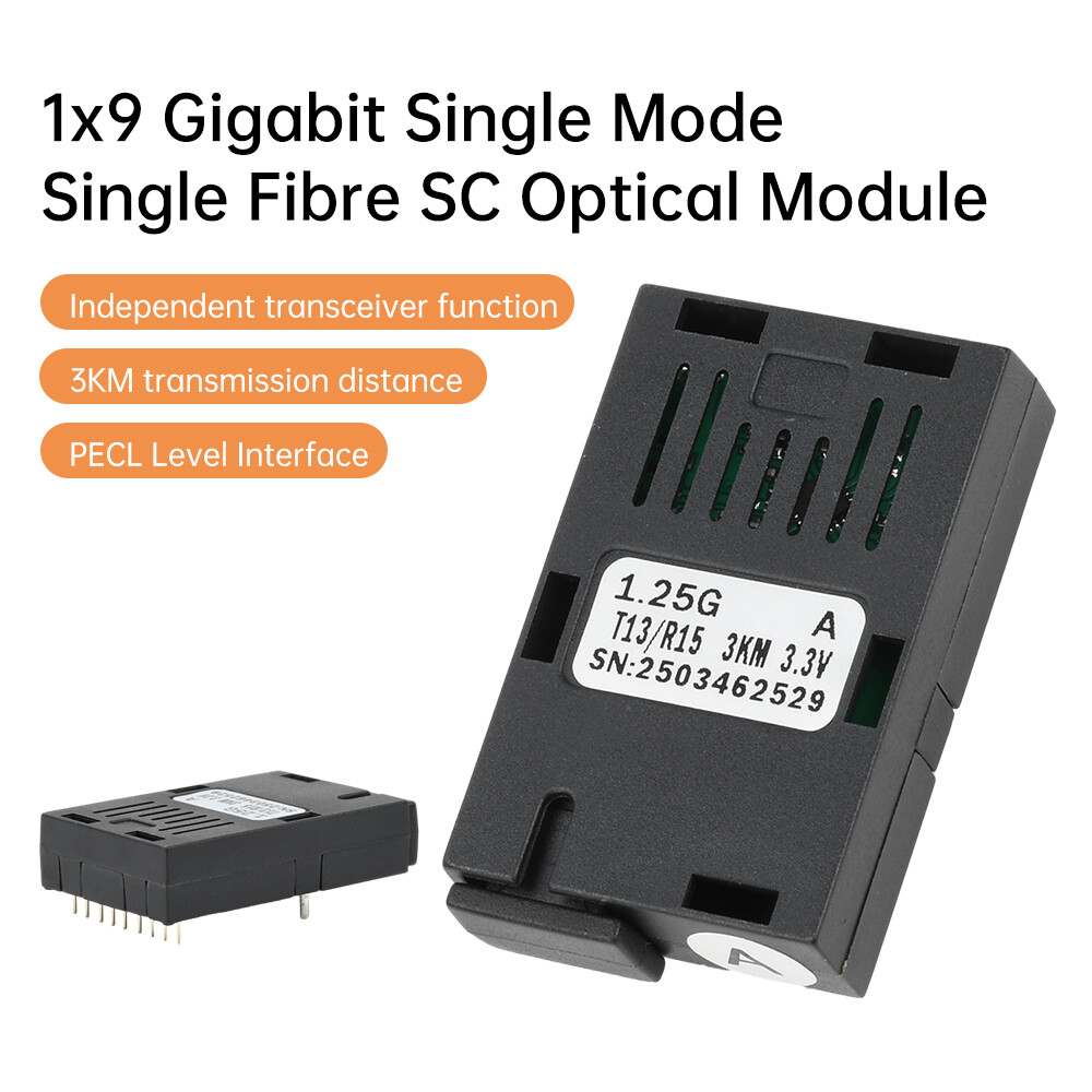 1.25G Fiber Optical Module 1310/1550nm 3/20KM Single-Mode SC Transmitter Receive