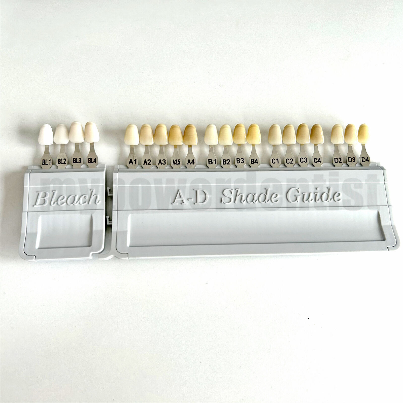 Dental Teeth Shade Guide Porcelain Ivoclar 20Color A-D Tooth 4-Bleach Vivadent