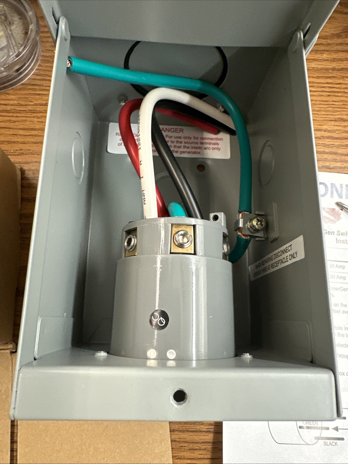 Connecticut Electric P150 Power Inlet Box EGSP150, 50 Amp, 120/240 Volt