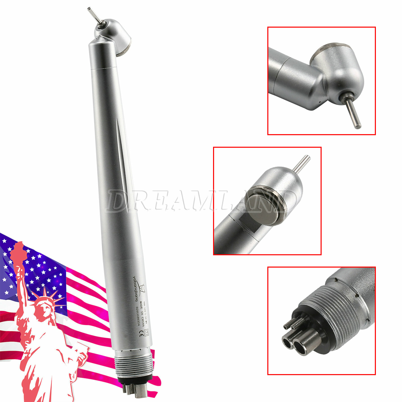 1-5* Turbina Dental 45 Grados Pieza de Mano Quirúrgica de Alta Velocidad WCA4