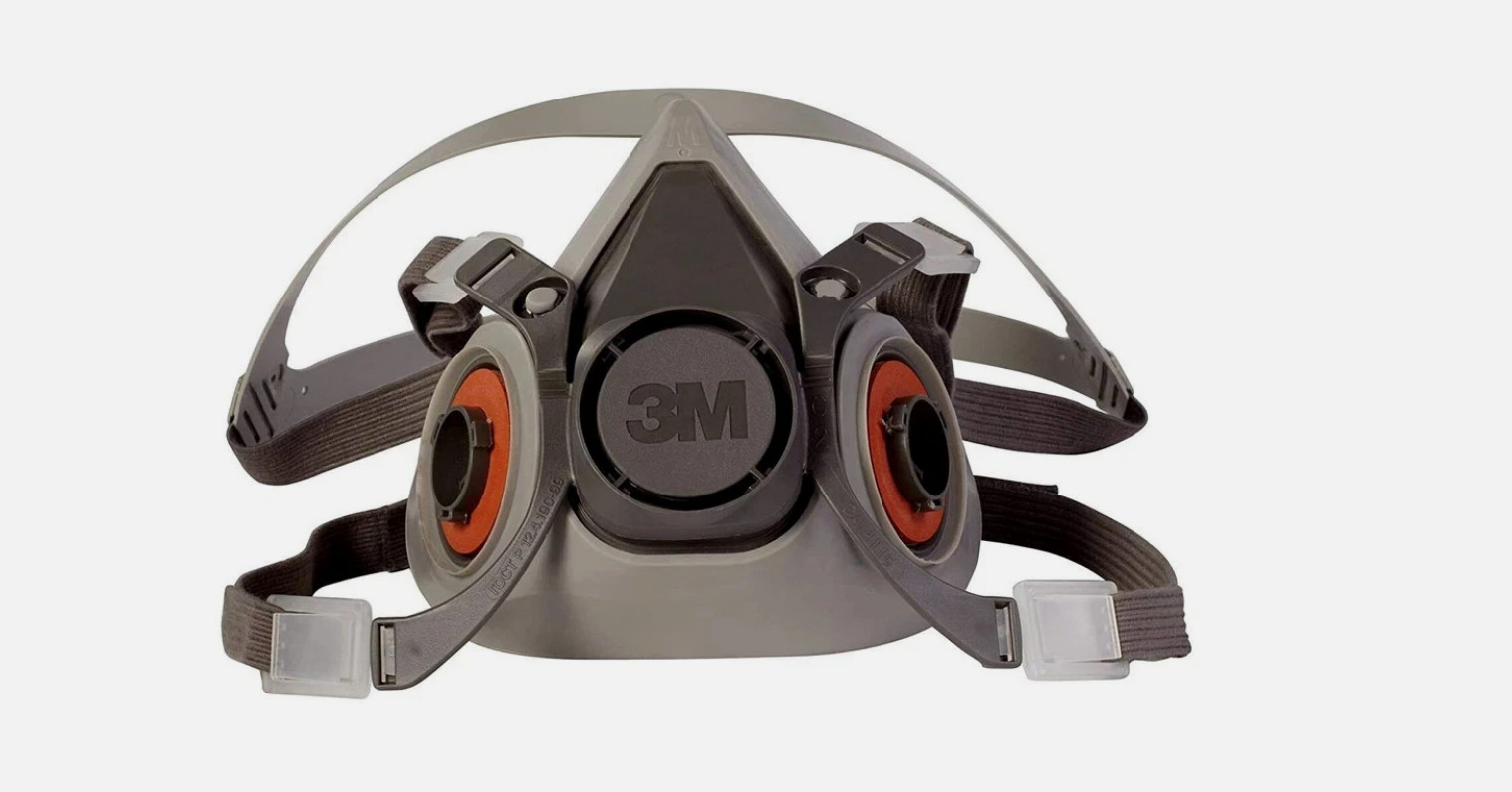 3M 6200 Half Facepiece Reusable Respirator – Box of 24 – Size Medium