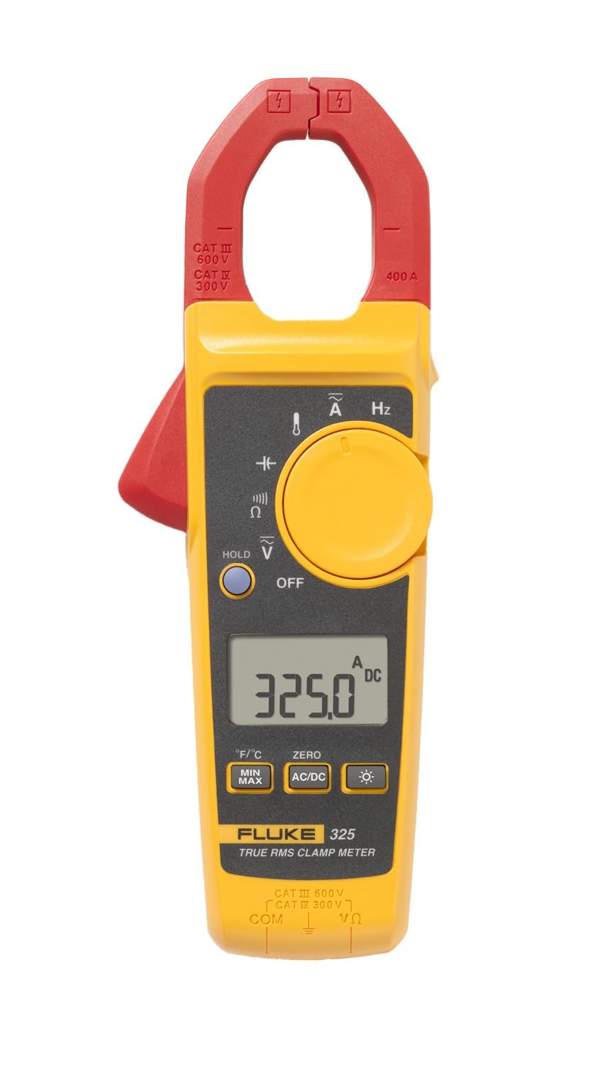 NEW FLUKE 325 TRUE RMS 600V AC/DC CLAMP METER 40.00 A / 400.0A