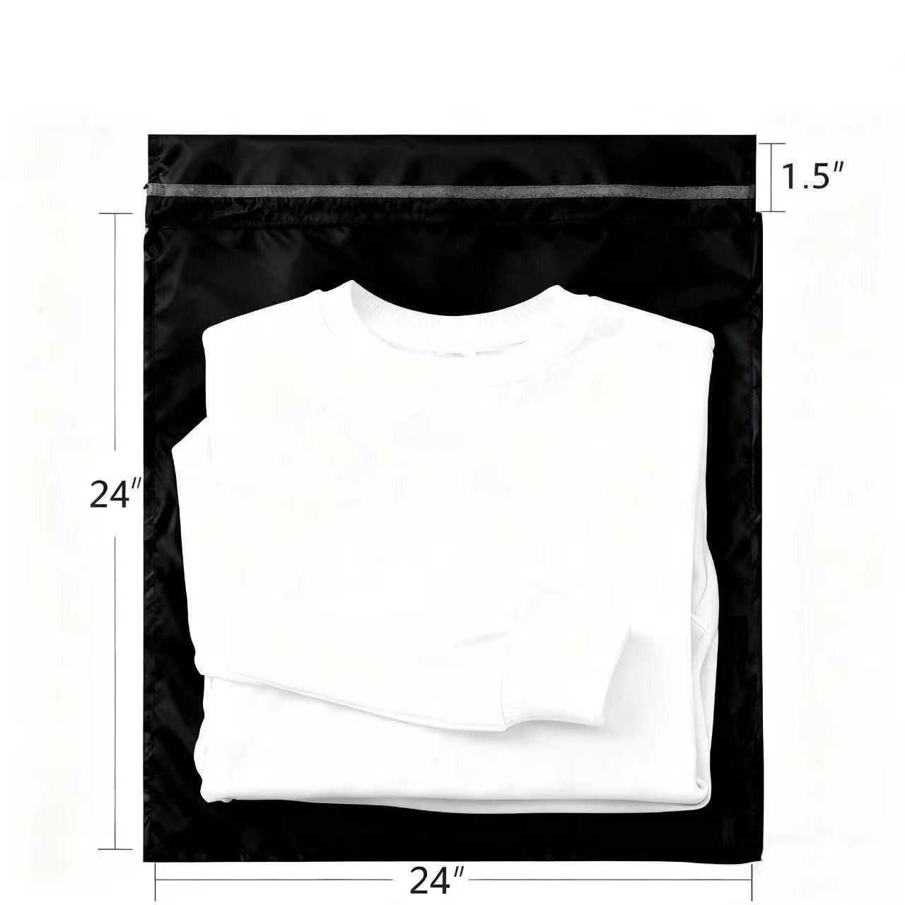 #8 24×24 Poly Mailers Plastic Mailing Envelopes Shipping Bags BLACK 300 Pieces