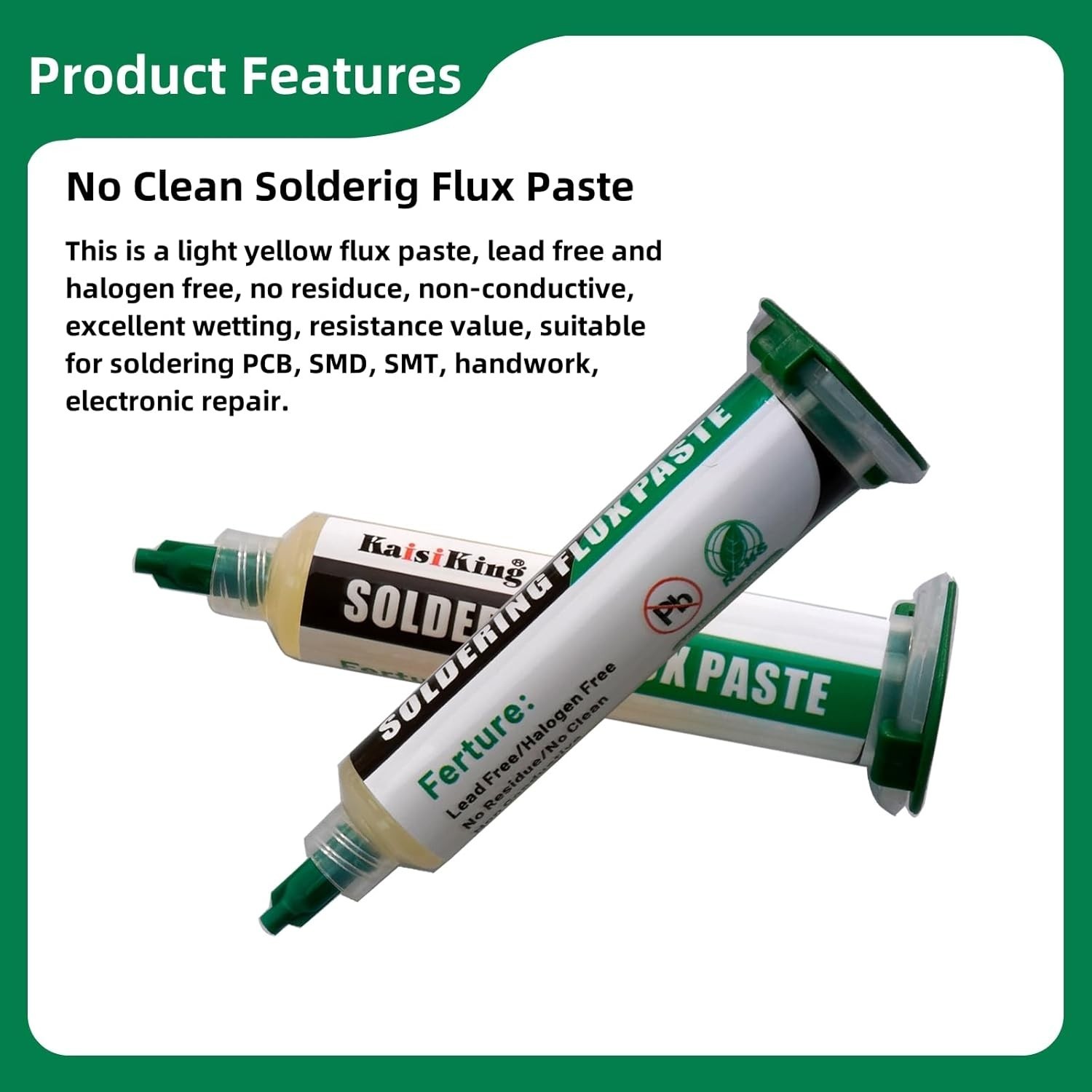 No Clean Soldering Flux Paste,Lead-Free Solder Flux for Electronics Soldering…