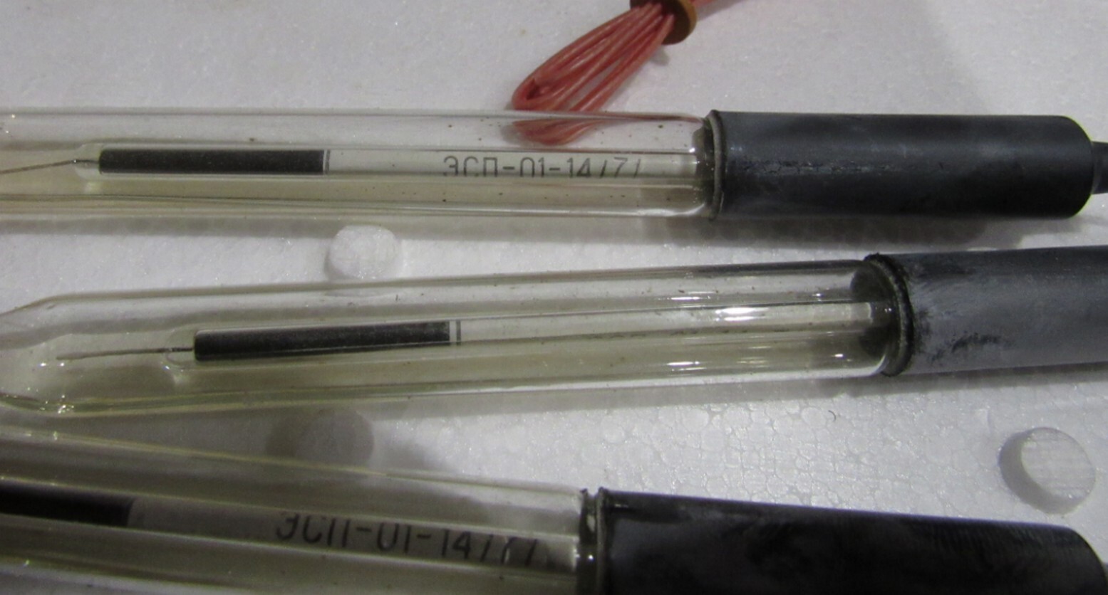 Original Electrodes 5 pcs. glass industrial ESP-01-14 USSR in a box #2