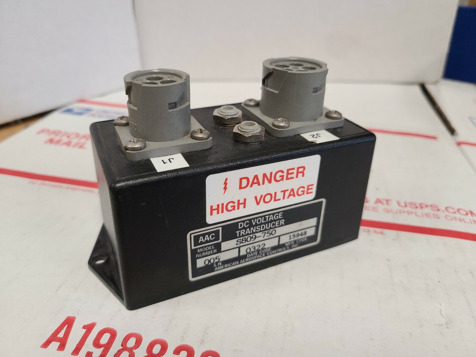 American Aerospace DC Voltage Transducer S809-750